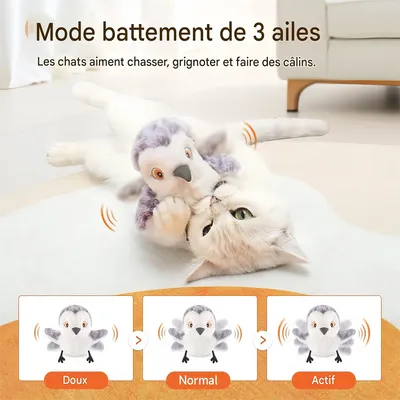 Pet Planet Jouet oiseau battant pour chat