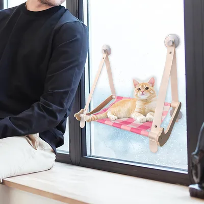 Meubles et accessoires pour chat - Hamac, étagères pliables