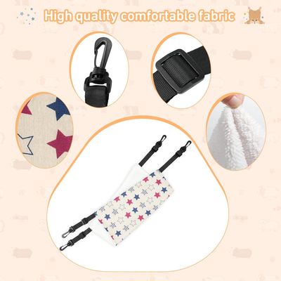 Hamac et lit pour petits animaux - Pour hamsters, chats et plus