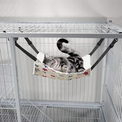 Hamac et lit pour petits animaux - Pour hamsters, chats et plus