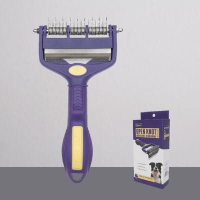 Petopia Brosse démêlante 3 en 1 pour animaux de compagnie