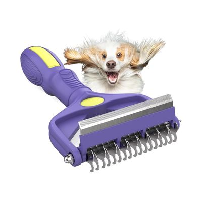 Petopia Brosse démêlante 3 en 1 pour animaux de compagnie