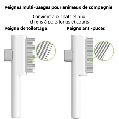 Pet Planet Lot de 2 Peignes de Toilettage Pour Chat