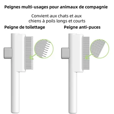 Pet Planet Lot de 2 Peignes de Toilettage Pour Chat