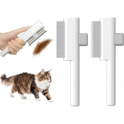 Pet Planet Lot de 2 Peignes de Toilettage Pour Chat