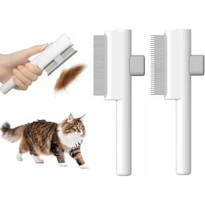 Pet Planet Lot de 2 Peignes de Toilettage Pour Chat