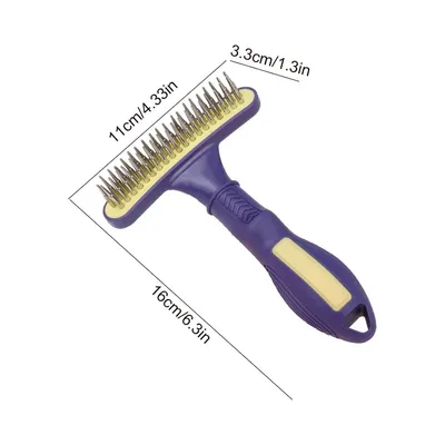 Petopia Râteau de toilettage pour chien et chat