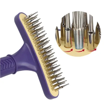 Petopia Râteau de toilettage pour chien et chat