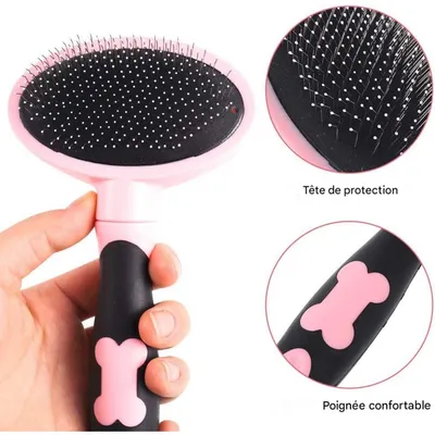 Pet Planet Kit de Brosse et Peigne de Toilettage Pour Chien à Poils Longs