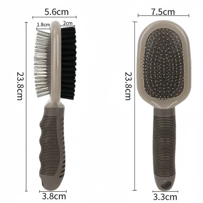 FurryFusion Peigne double face pour soin des poils de chien