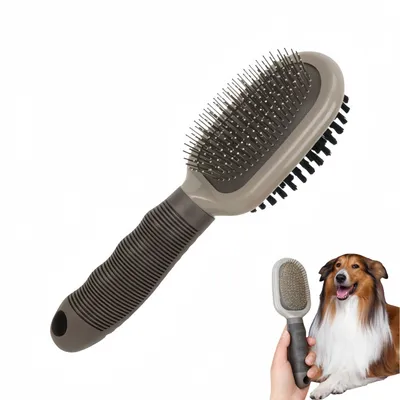 FurryFusion Peigne double face pour soin des poils de chien