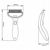 FurryFusion Brosse dépilatoire pour chats et chiens