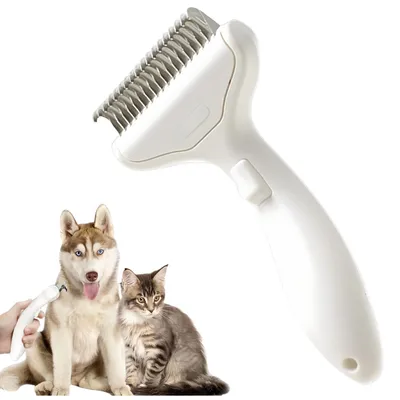 FurryFusion Brosse dépilatoire pour chats et chiens