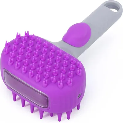 IntiMeg Brosse de Bain 2-en-1 pour Chiens et Chats IntiMeg Brosse de Bain 2-en-1 pour Chiens et Chats