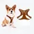 IntiMeg Harnais en cuir pour chien de petite et moyenne taille IntiMeg Harnais en cuir pour chien de petite et moyenne taille