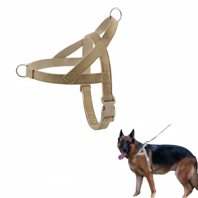 FurryFusion Harnais en coton et lin pour grand chien FurryFusion Harnais en coton et lin pour grand chien