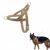 FurryFusion Harnais en coton et lin pour grand chien