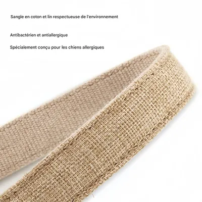 FurryFusion Harnais en coton et lin pour grand chien