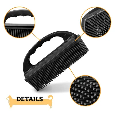 IntiMeg Brosse Anti Poils Animaux pour Intérieur de Voiture