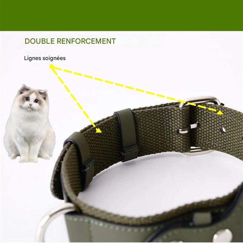 IntiMeg Collier AirTag pour chiens et chats