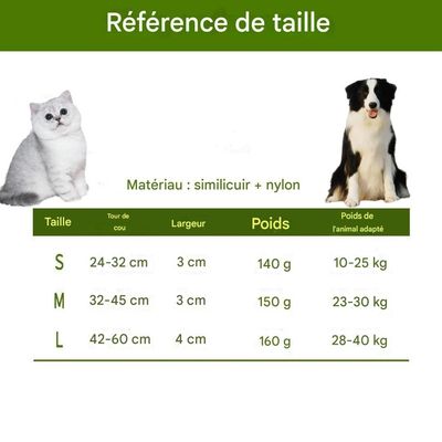 IntiMeg Collier AirTag pour chiens et chats