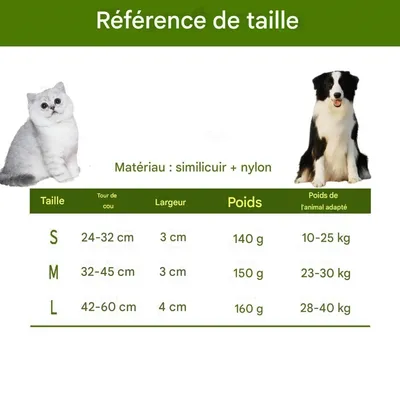 IntiMeg Collier AirTag pour chiens et chats