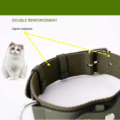 IntiMeg Collier AirTag pour chiens et chats
