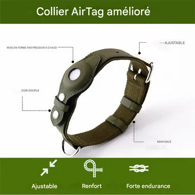 IntiMeg Collier AirTag pour chiens et chats
