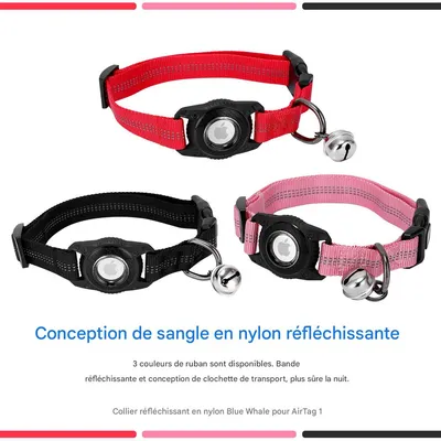 IntiMeg Collier pour Chien - Compatible Airtag Apple