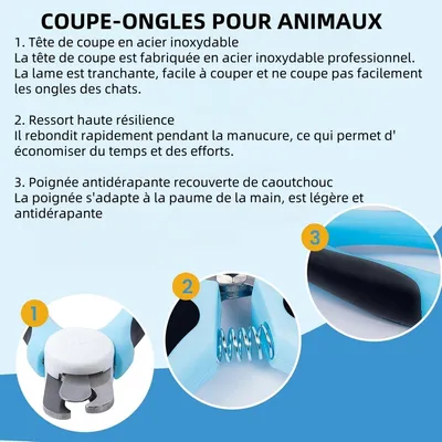 Pet Planet Ciseaux À Ongles Pour Chien Et Chat Avec Lime À Ongles