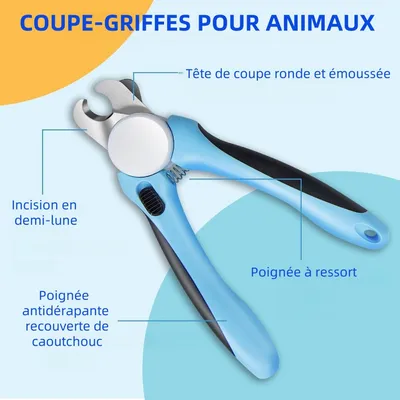 Pet Planet Ciseaux À Ongles Pour Chien Et Chat Avec Lime À Ongles