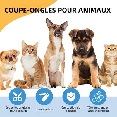 Pet Planet Ciseaux À Ongles Pour Chien Et Chat Avec Lime À Ongles