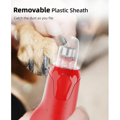 Lime à ongle pour chiens et chats - Silencieux (45 DB) 6 vitesses