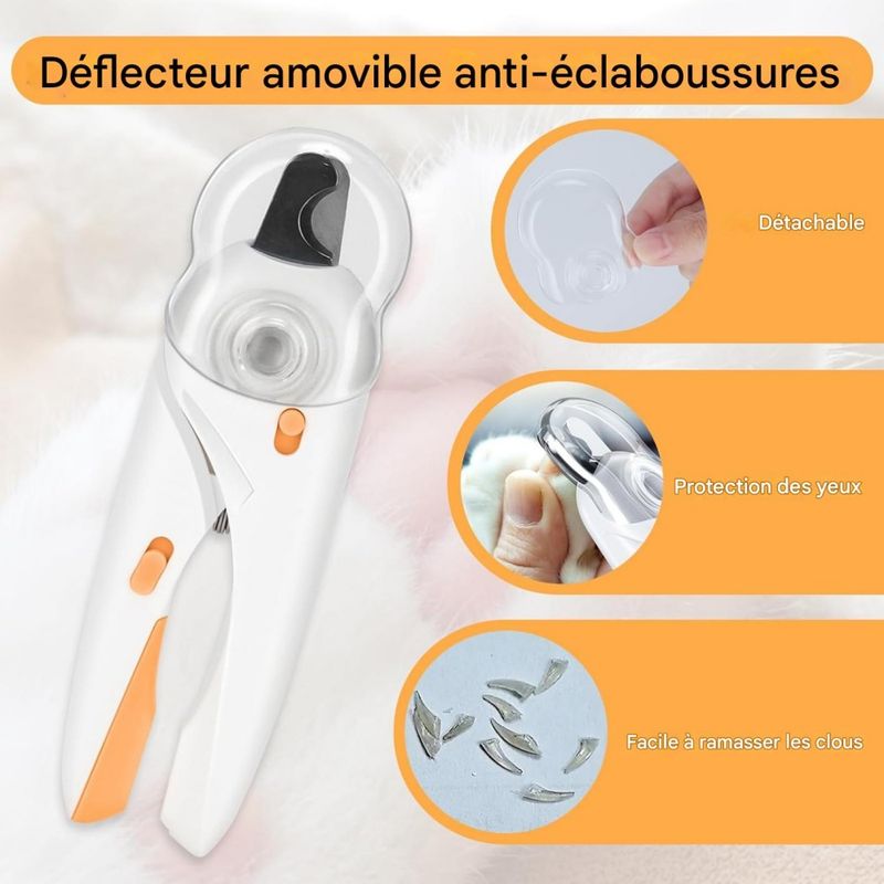 Pet Planet Coupe - Ongles Pour Chien et Chat Avec Éclairage LED