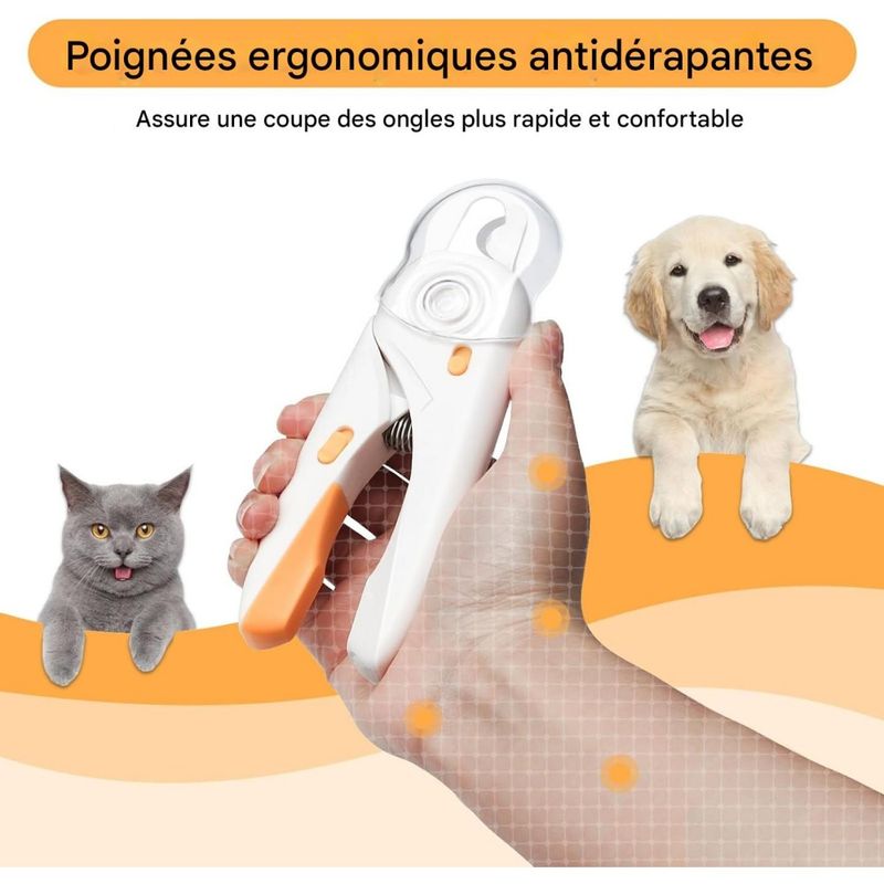 Pet Planet Coupe - Ongles Pour Chien et Chat Avec Éclairage LED