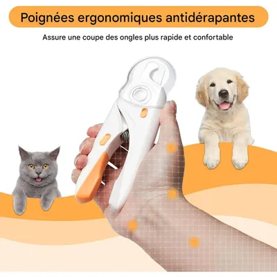 Pet Planet Coupe - Ongles Pour Chien et Chat Avec Éclairage LED
