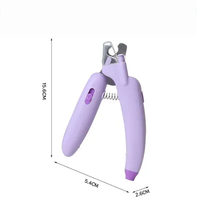 Petopia Ciseaux pour ongles de animaux en forme de banane avec lumière