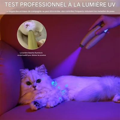 Petopia Ciseaux pour ongles de animaux en forme de banane avec lumière