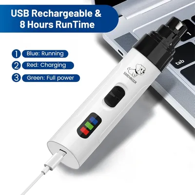 ZenPets Moulin à ongles électrique pour animaux