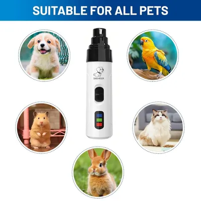 ZenPets Moulin à ongles électrique pour animaux