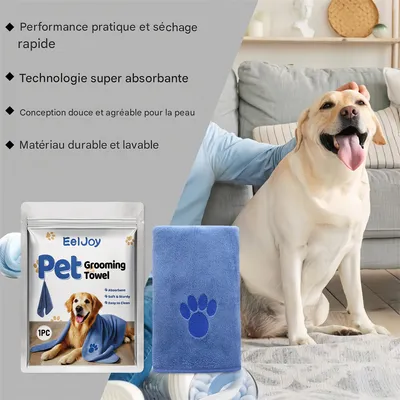 Pet Planet Serviette en microfibres pour animaux de compagnie
