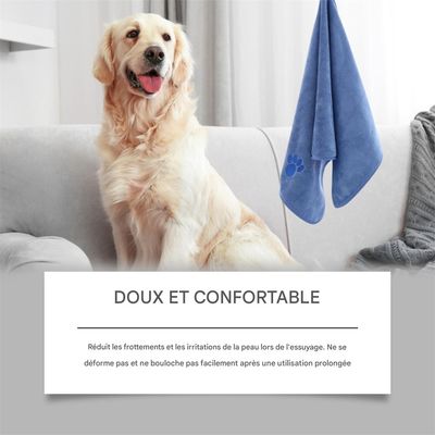 Pet Planet Serviette en microfibres pour animaux de compagnie