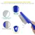 UAMLY Peigne anti-puces pour chat et chien, dents métalliques