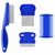 UAMLY Peigne anti-puces pour chat et chien, dents métalliques