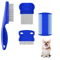 Pet Planet Lot de 4 Peignes Anti Puces Pour Chien et Chat