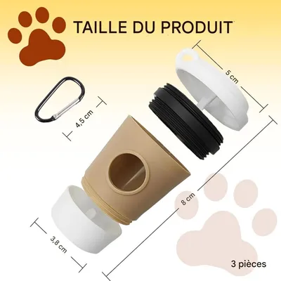 Pet Planet Distributeur De Sacs À Déjections 2 Pièces Design Tasse À Café