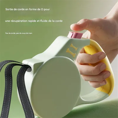 Petopia Corde de traction pour chiens à rétraction automatique