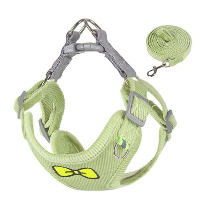 UAMLY Ensemble de laisse pour chat (vert)
