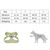 UAMLY Ensemble de laisse pour chat (vert)