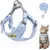 UAMLY Ensemble de laisse pour chat (bleu)